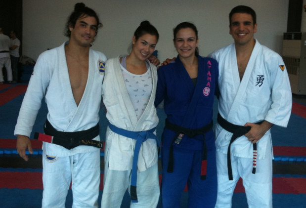 Professor Pedro Valente and Rickson Gracie in Rio de Janeiro — Valente Brothers