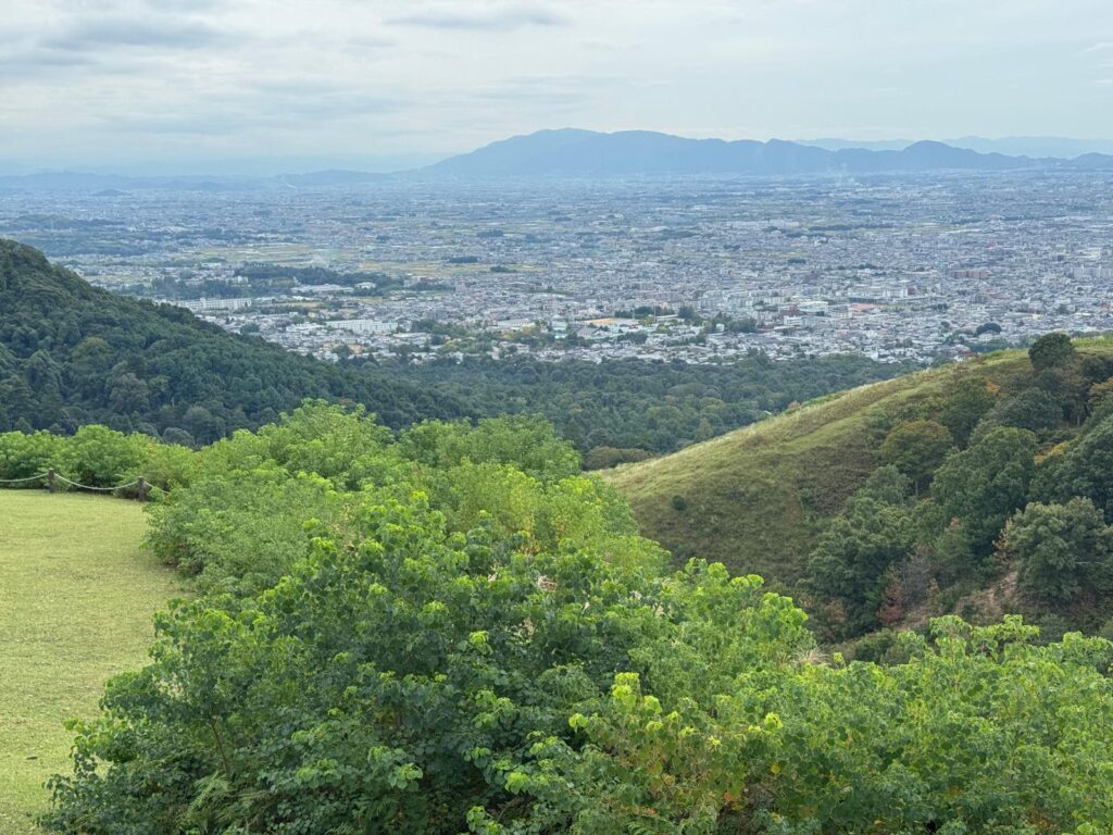 Pedro Valente And Ted Schwartz at the top of Mount Wakakusa